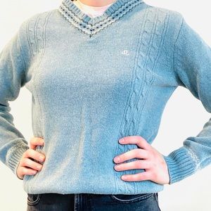 Vintage Clride Shetland Wool Sweater - S-